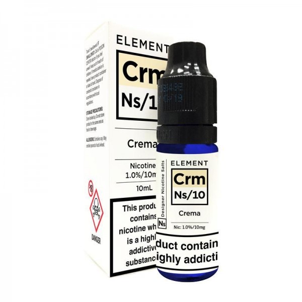 Crema Nic Salt E-Liquid by Element 10ml