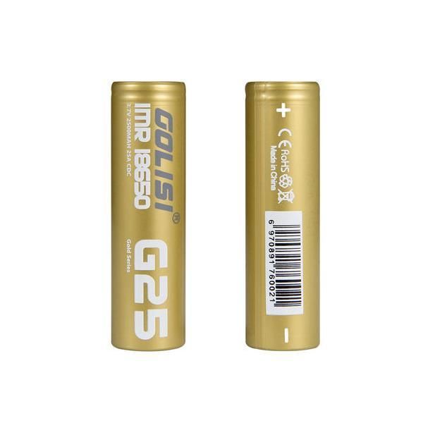 Golisi G25 18650 Battery 2500mAh 20A