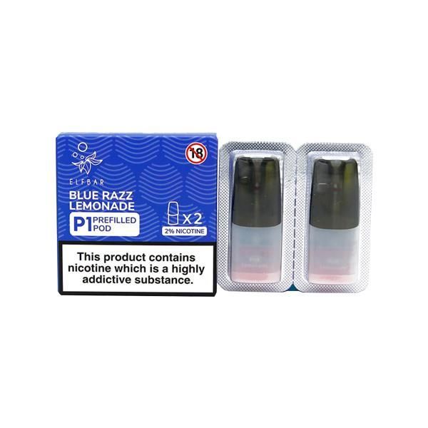 Elf Bar P1 Replacement 2ml Pods for ELF Mate ...