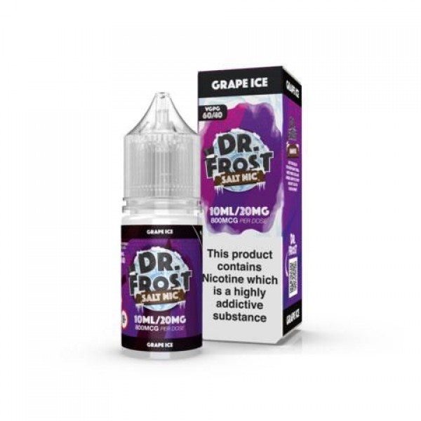 Dr Frost Grape Ice 20mg Nic Salt E-Liquid 10ml