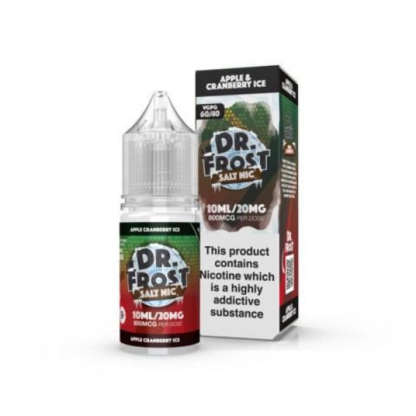 Dr Frost Apple & Cranberry Ice 20mg Nic Salt E-Liquid 10ml
