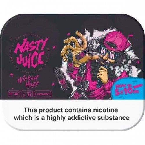 Slow Blow 3mg E-Liquid by Nasty Juice 5 x 10m...