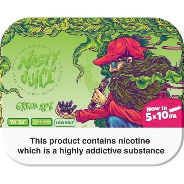 Fat Boy 3mg E-Liquid by Nasty Juice 5 x 10ml Multipack