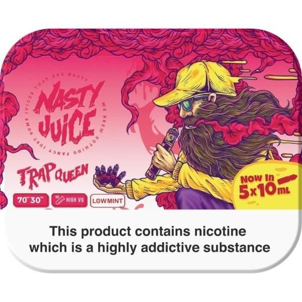 Bad Blood 3mg E-Liquid by Nasty Juice 5 x 10ml Multipack