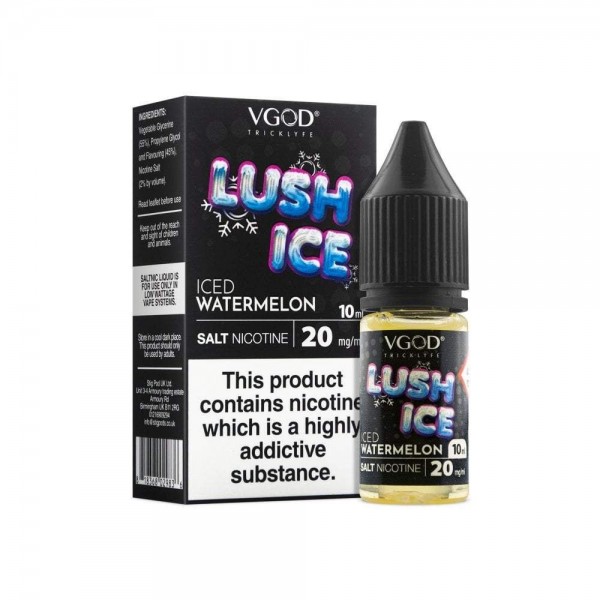 Lush Ice 20mg Nic Salt E-Liquid by VGOD 10ml