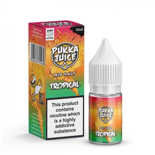 Tropical by Pukka Juice Nic Salt E-Liquid 10ml