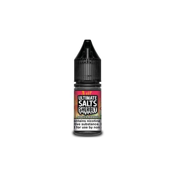 Raspberry Nic Salt E-Liquid by Ultimate Puff Salts Sherbet 10ml
