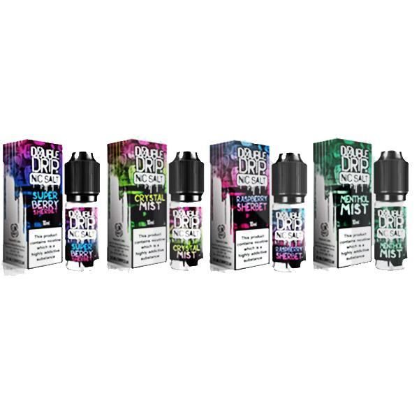 Raspberry Sherbet by Double Drip Nic Salt E-Liquid 10ml