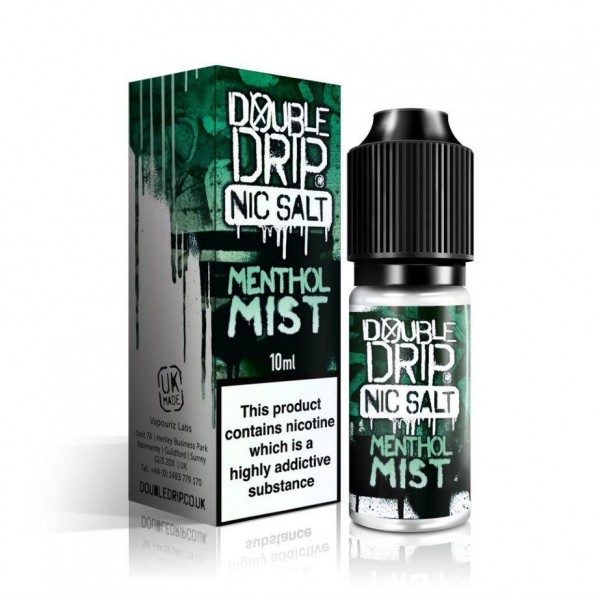 Menthol Mist by Double Drip Nic Salt E-Liquid 10ml