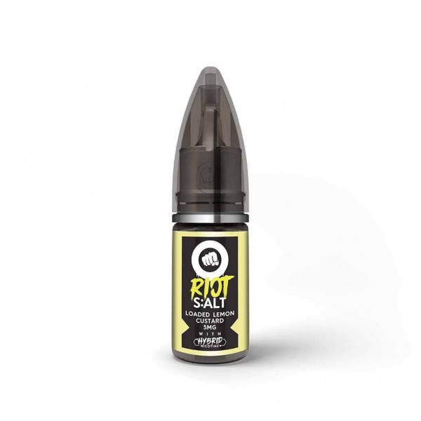 Loaded Lemon Custard Nic Salt E-Liquid by Riot Squad 10ml