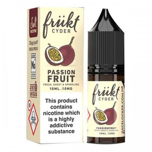 Passion Fruit by Frukt Cyder Nic Salt E-Liqui...