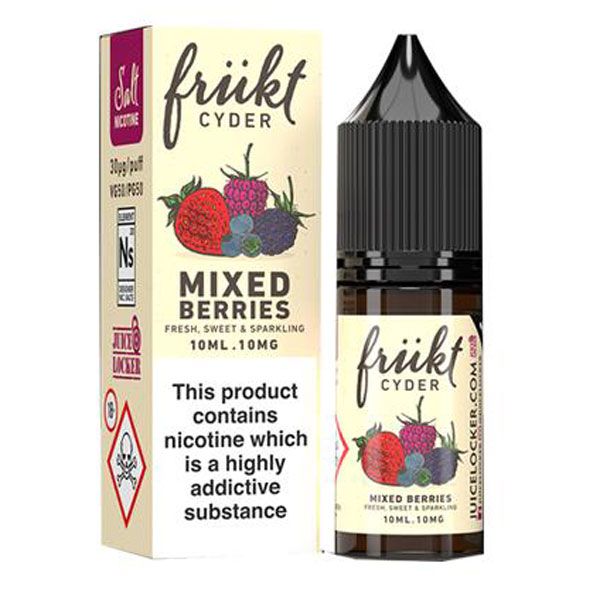 Mixed Berries by Frukt Cyder Nic Salt E-Liqui...