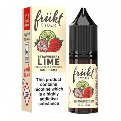 Strawberry Lime by Frukt Cyder Nic Salt E-Liq...
