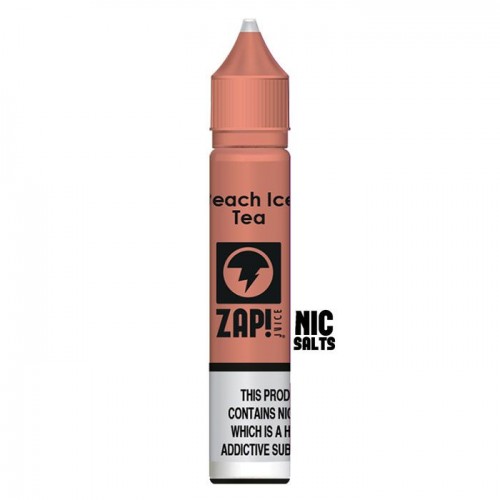 Peach Ice Tea by ZAP Juice Nic Salt E-Liquid ...